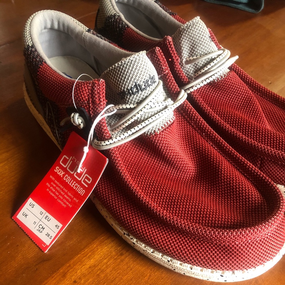Men’s Red Hey Dudes!